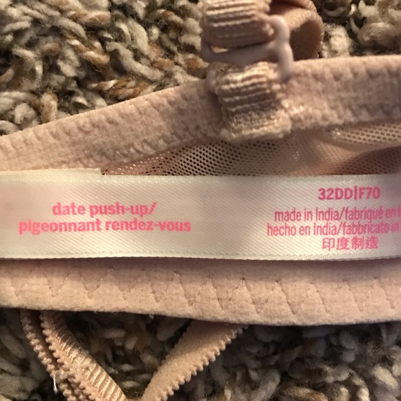 Pink Date Push-Up Bra - Picture 3 of 3